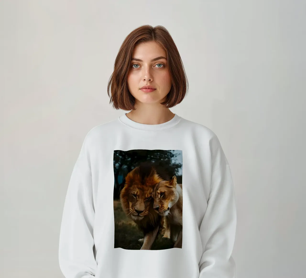 Leeuwen Liefde sweatshirt van Mikesell