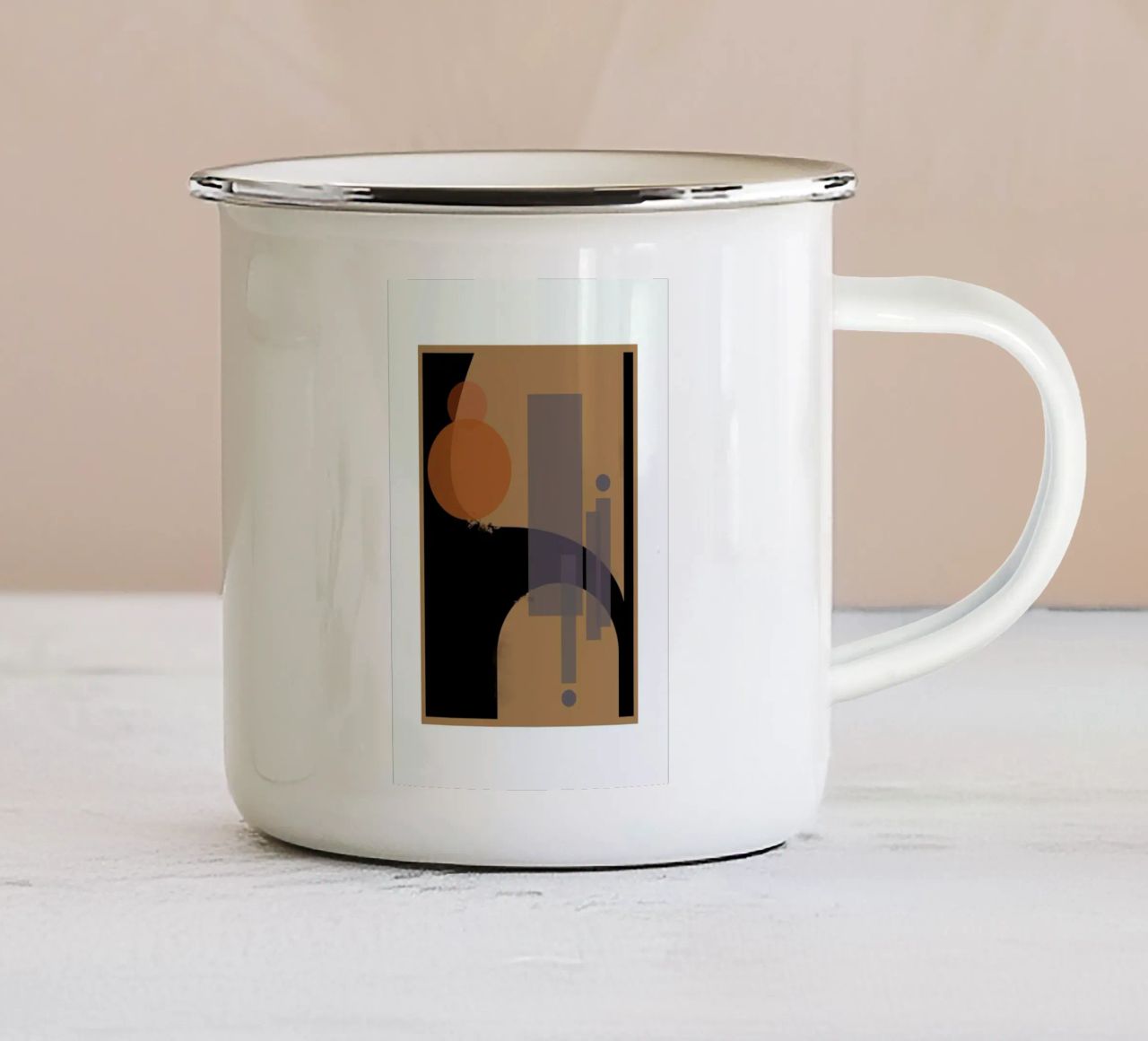 Art Print I tazza in smalto da Nordic Creators