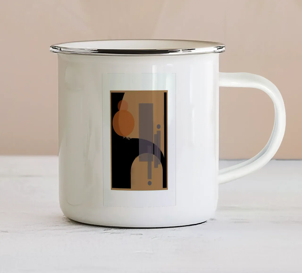 Art Print I Emaille Tasse von Nordic Creators