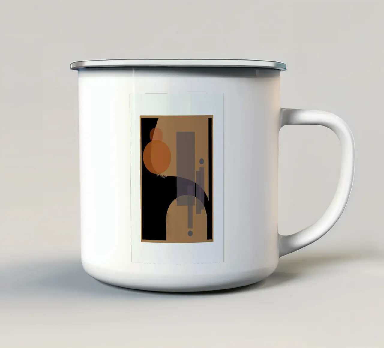 Art Print I taza de esmalte de Nordic Creators