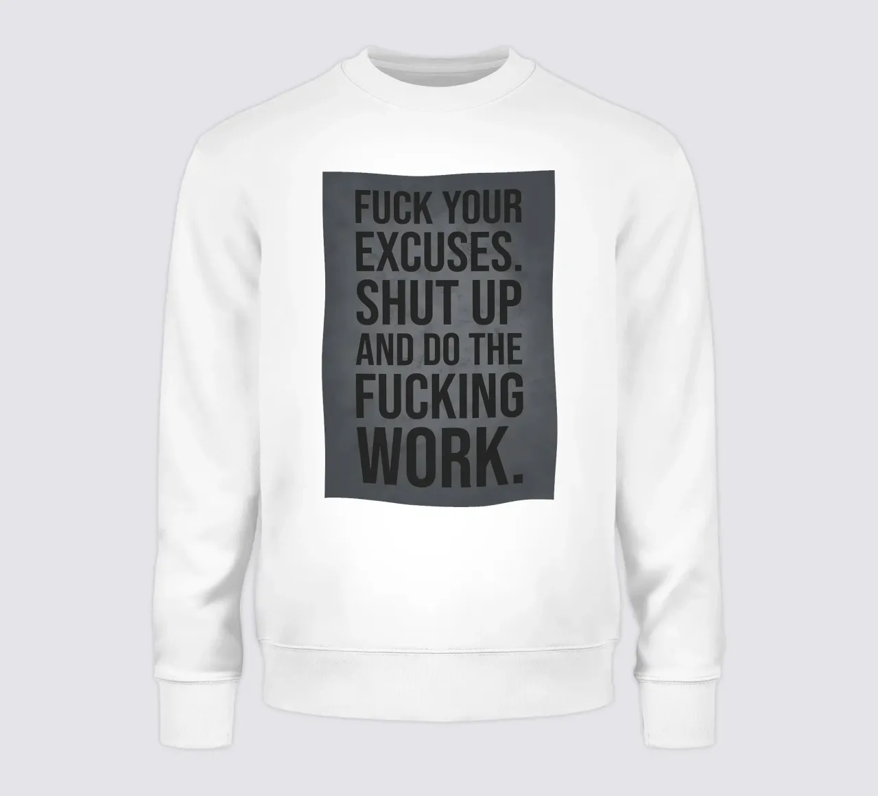 Klappe halten Ausreden Sweatshirt von Delaplane