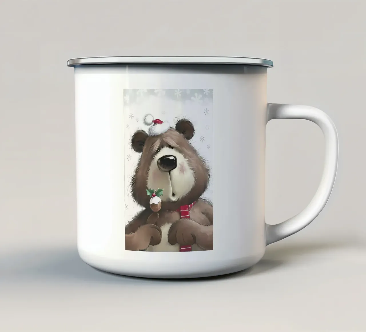 Poster minimalista 295 tazza in smalto da Kadynce