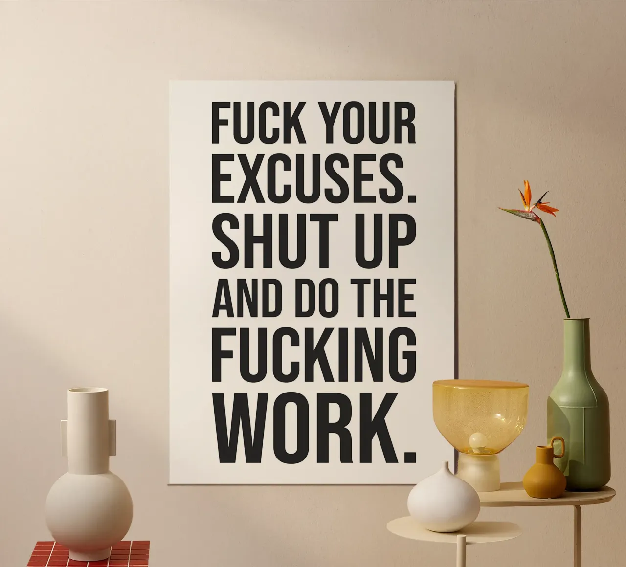 Hou je mond Excuses hahnemühle van Delaplane