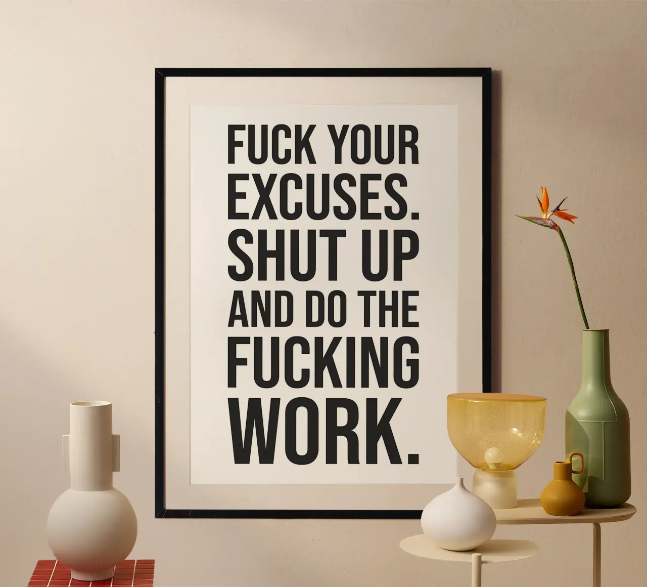 Hou je mond Excuses hahnemühle van Delaplane