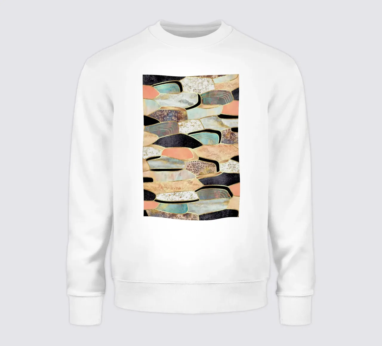 Pretty Stone 1 sweatshirt van Elisabeth Fredriksson