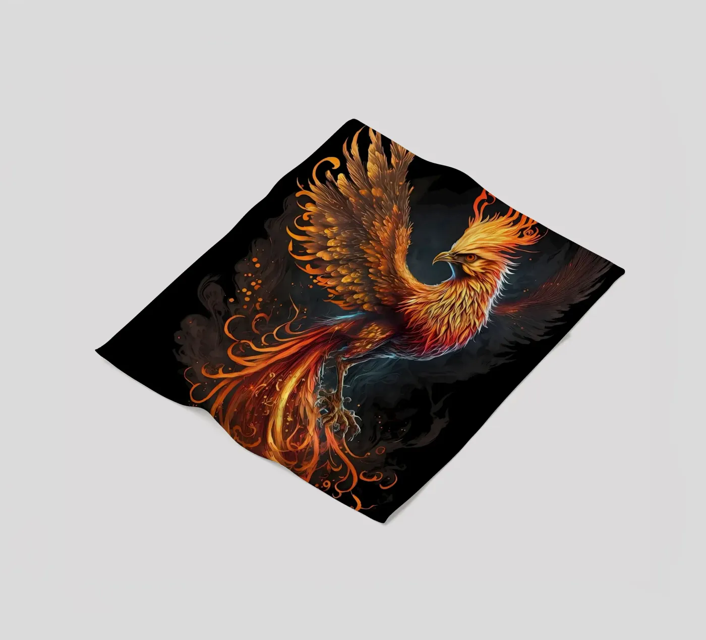 Black Phoenix Fleecedecke von Mikesell