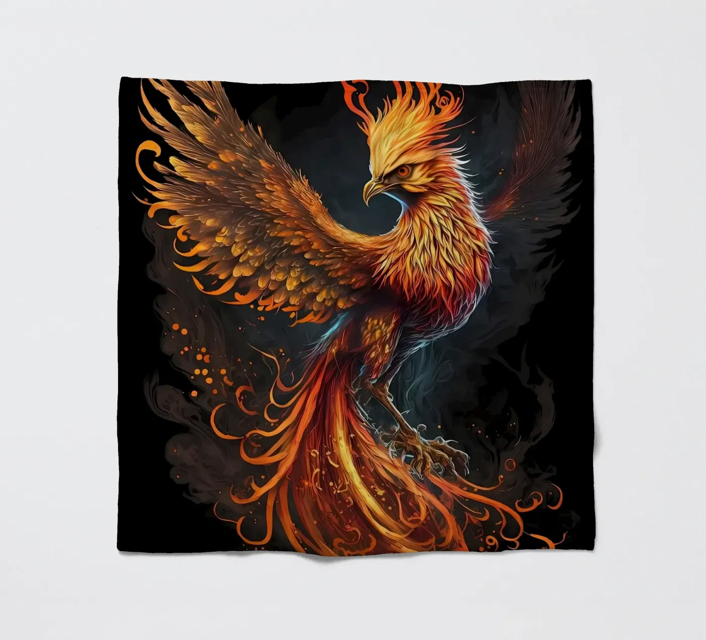 Black Phoenix Fleecedecke von Mikesell