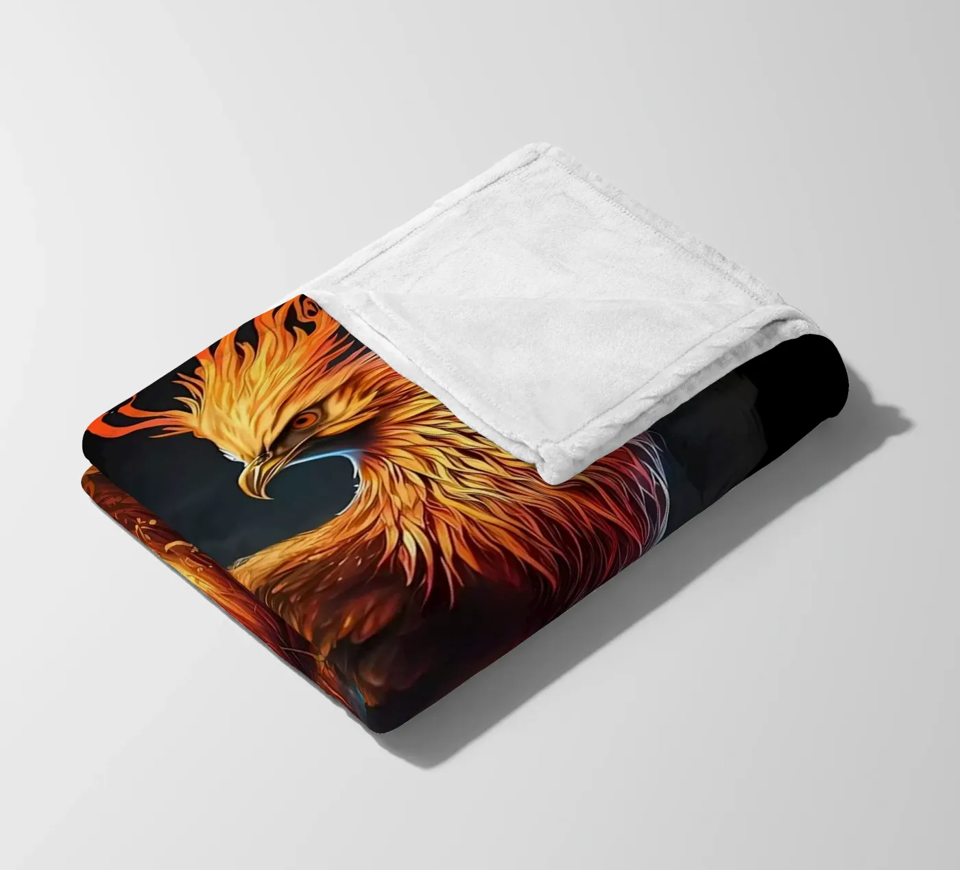 Black Phoenix Fleecedecke von Mikesell
