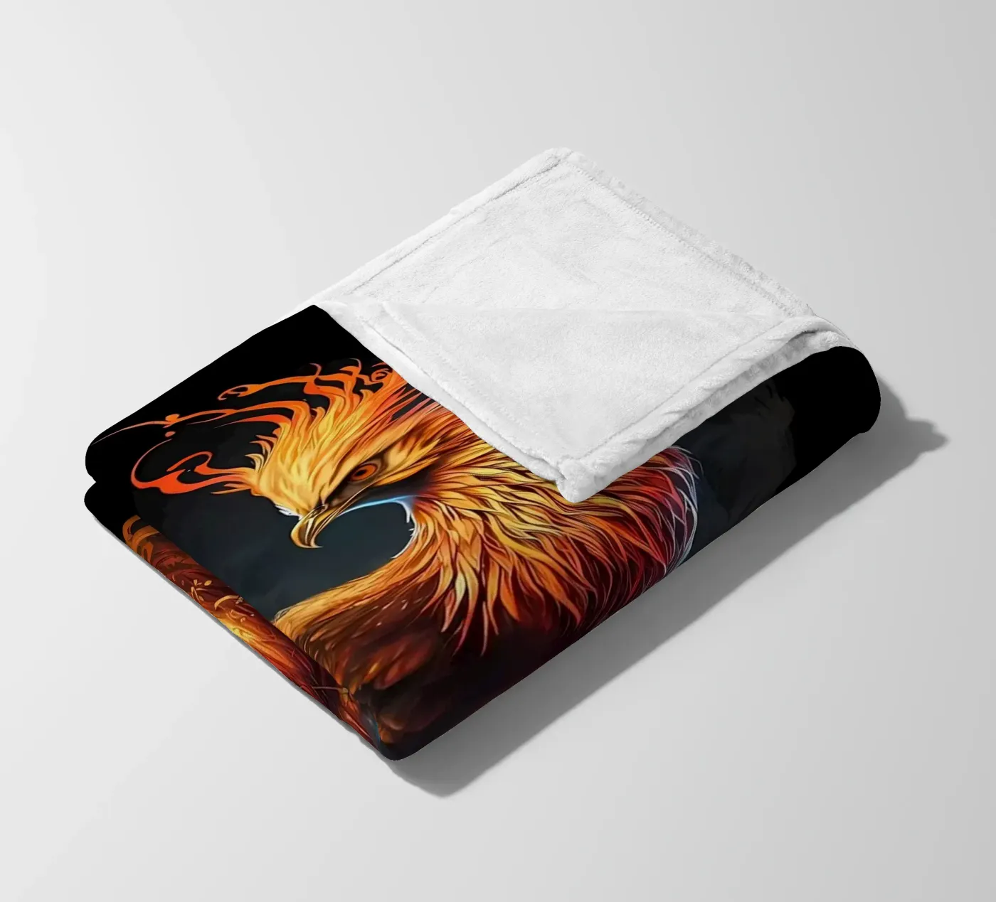 Black Phoenix Fleecedecke von Mikesell