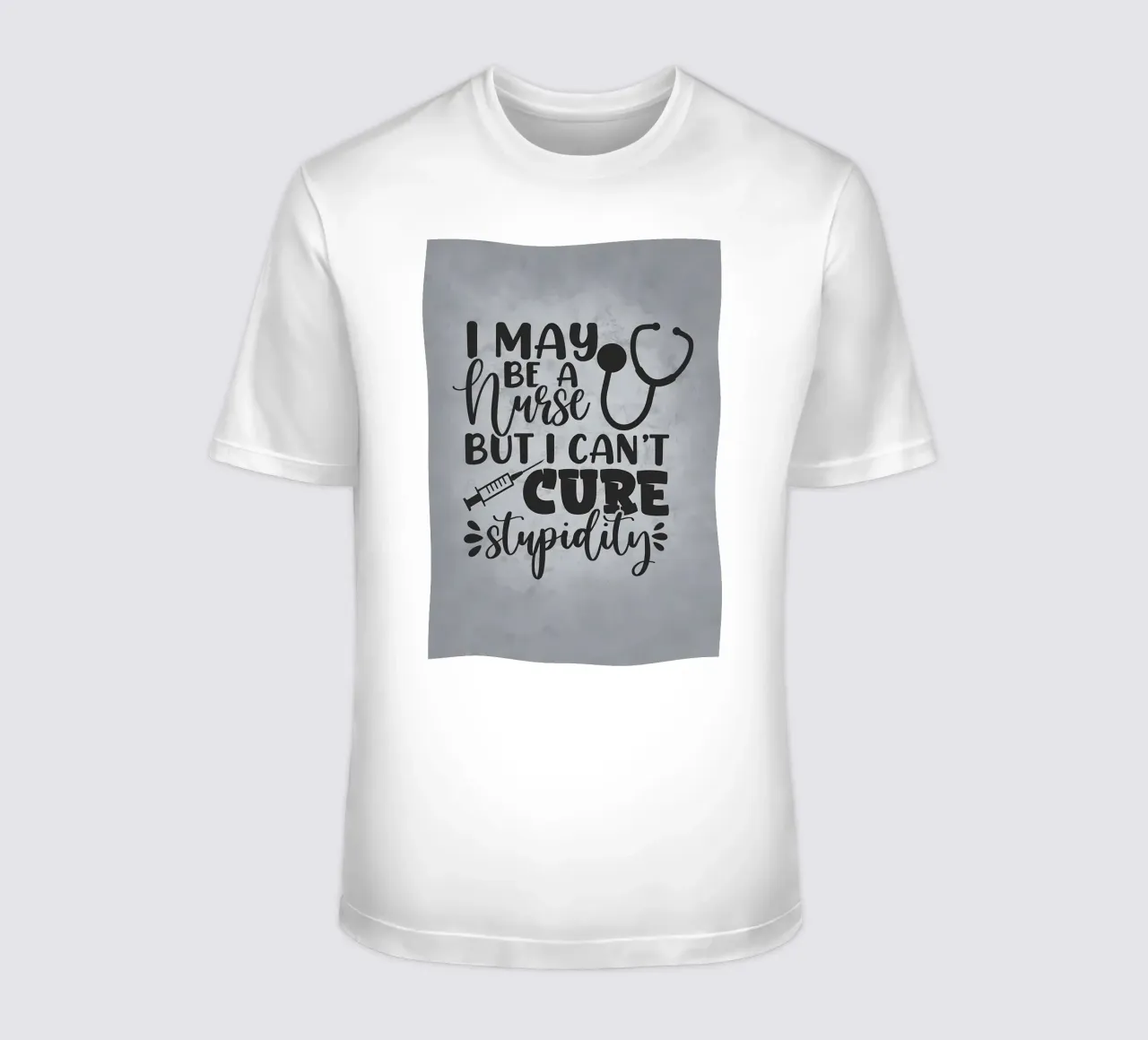 L'infermiere non può curare la stupidità t-shirt da Delaplane