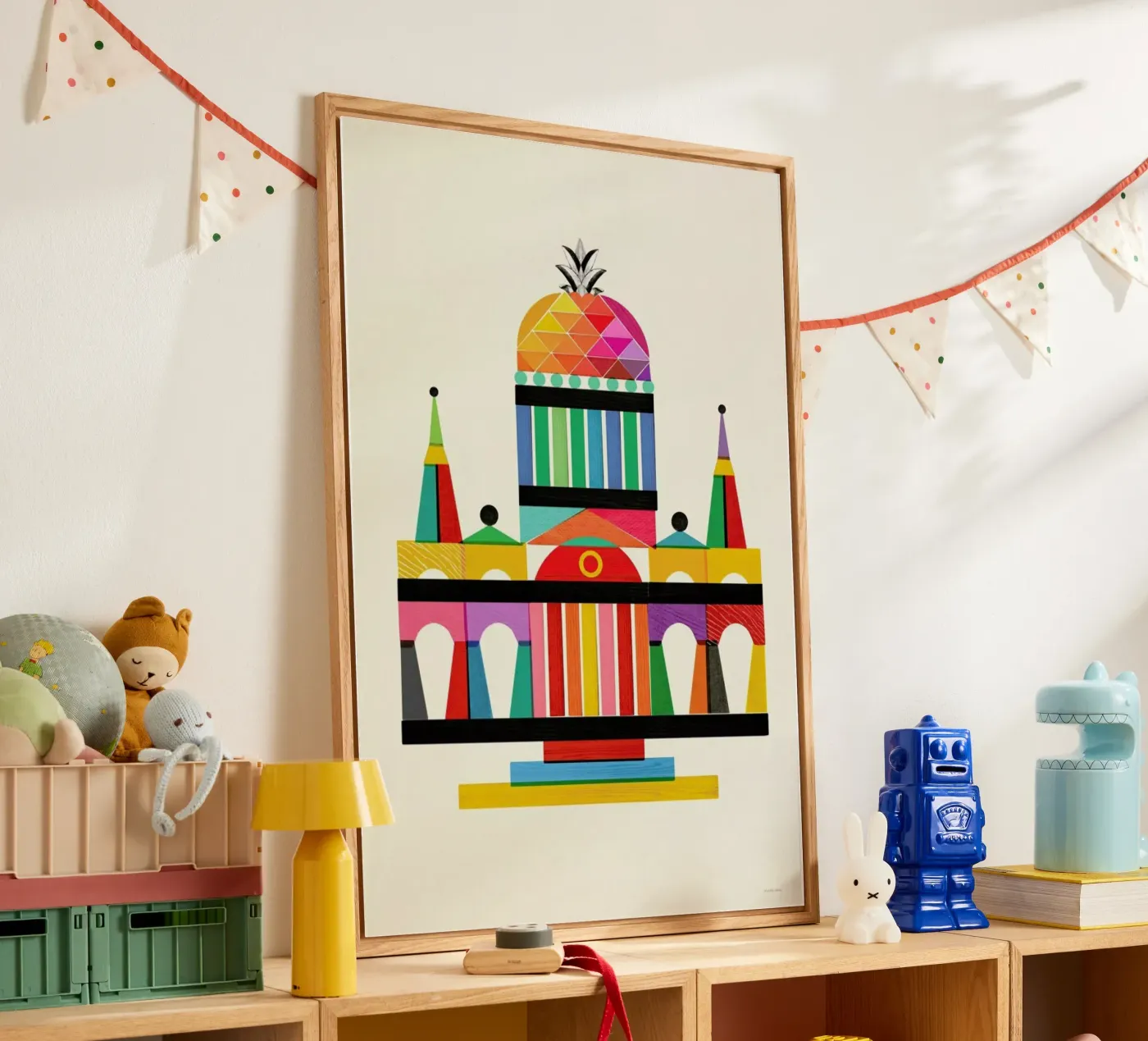 Pineapple Cathedral Architecture acrylic glass by Kolorama