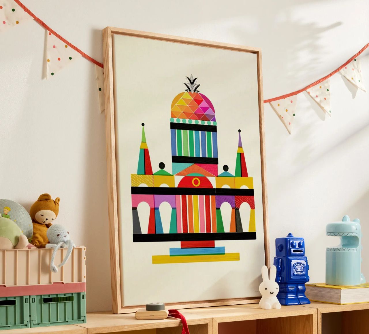 Pineapple Cathedral Architecture Leinwand von Kolorama