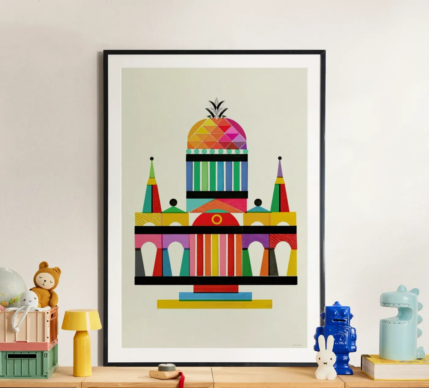 Pineapple Cathedral Architecture poster da Kolorama