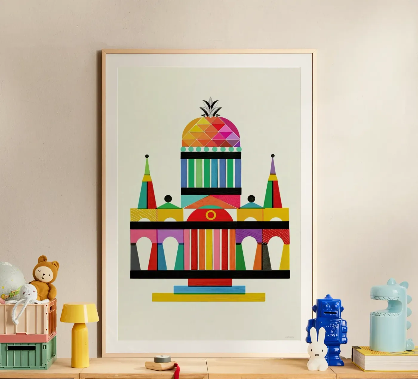 Pineapple Cathedral Architecture poster da Kolorama