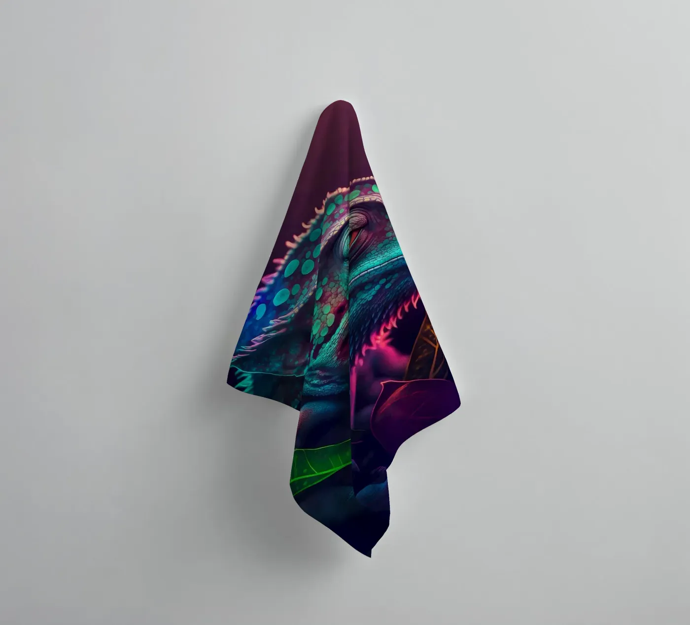 Poster badhanddoek van Mikesell