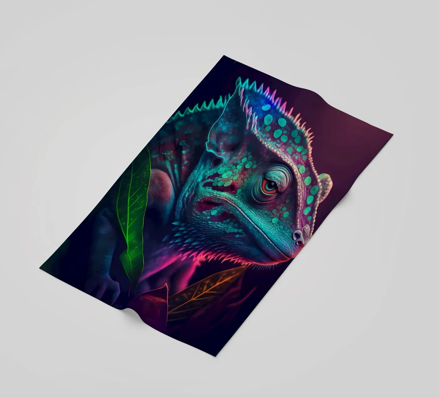 Poster strandhanddoek van Mikesell