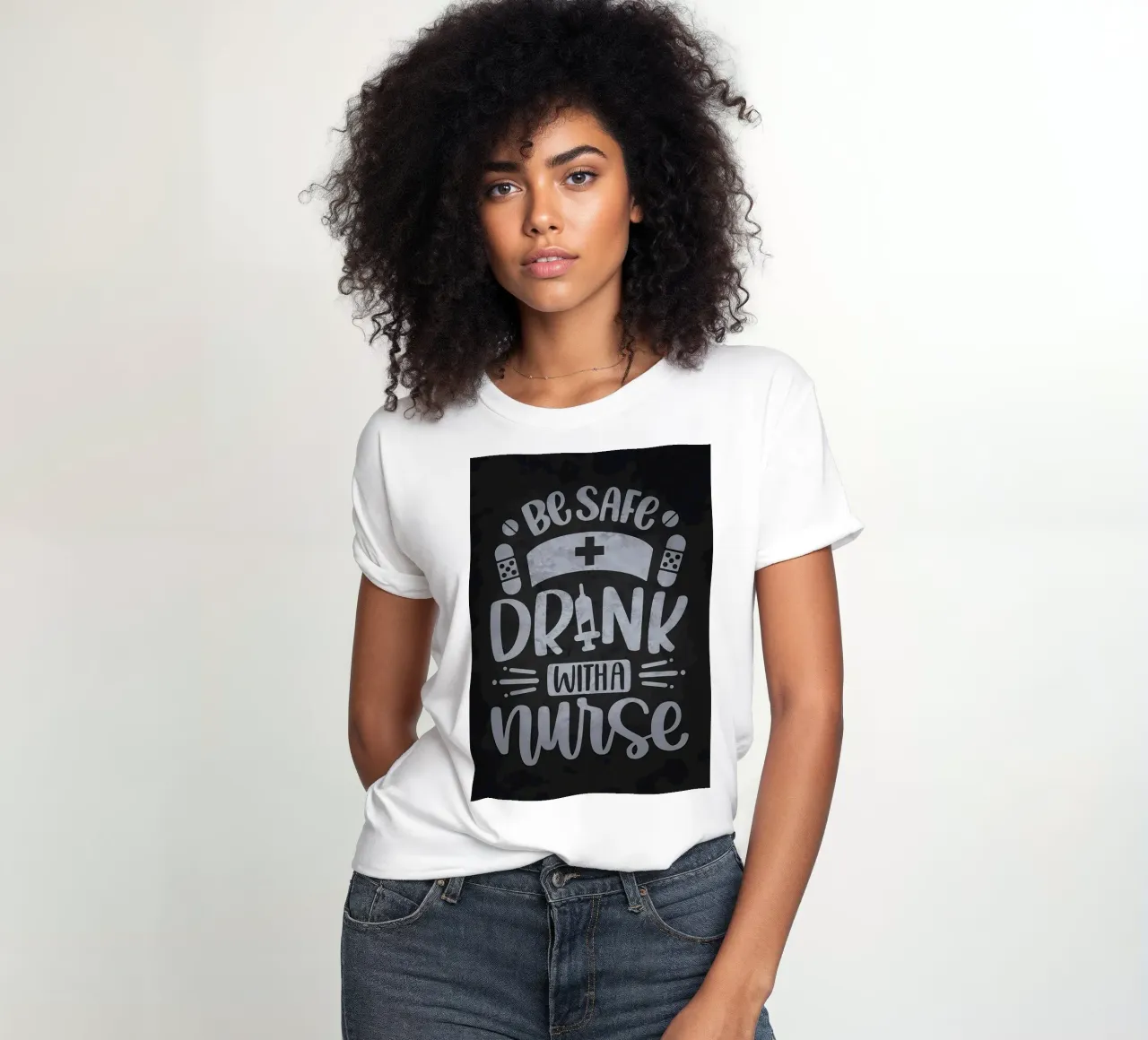 Poster women's fitted t-shirt by Delaplane