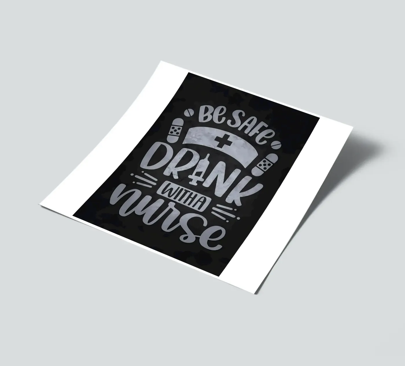 Poster sticker sheet by Delaplane