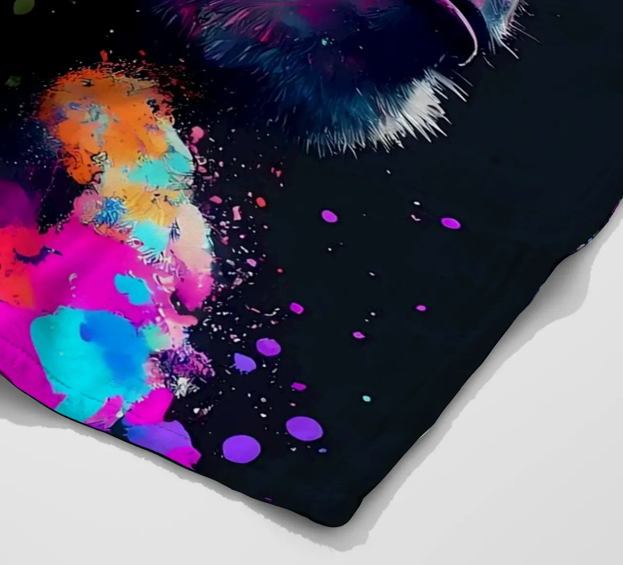 Scimpanzé colorato coperta in pile da Mikesell