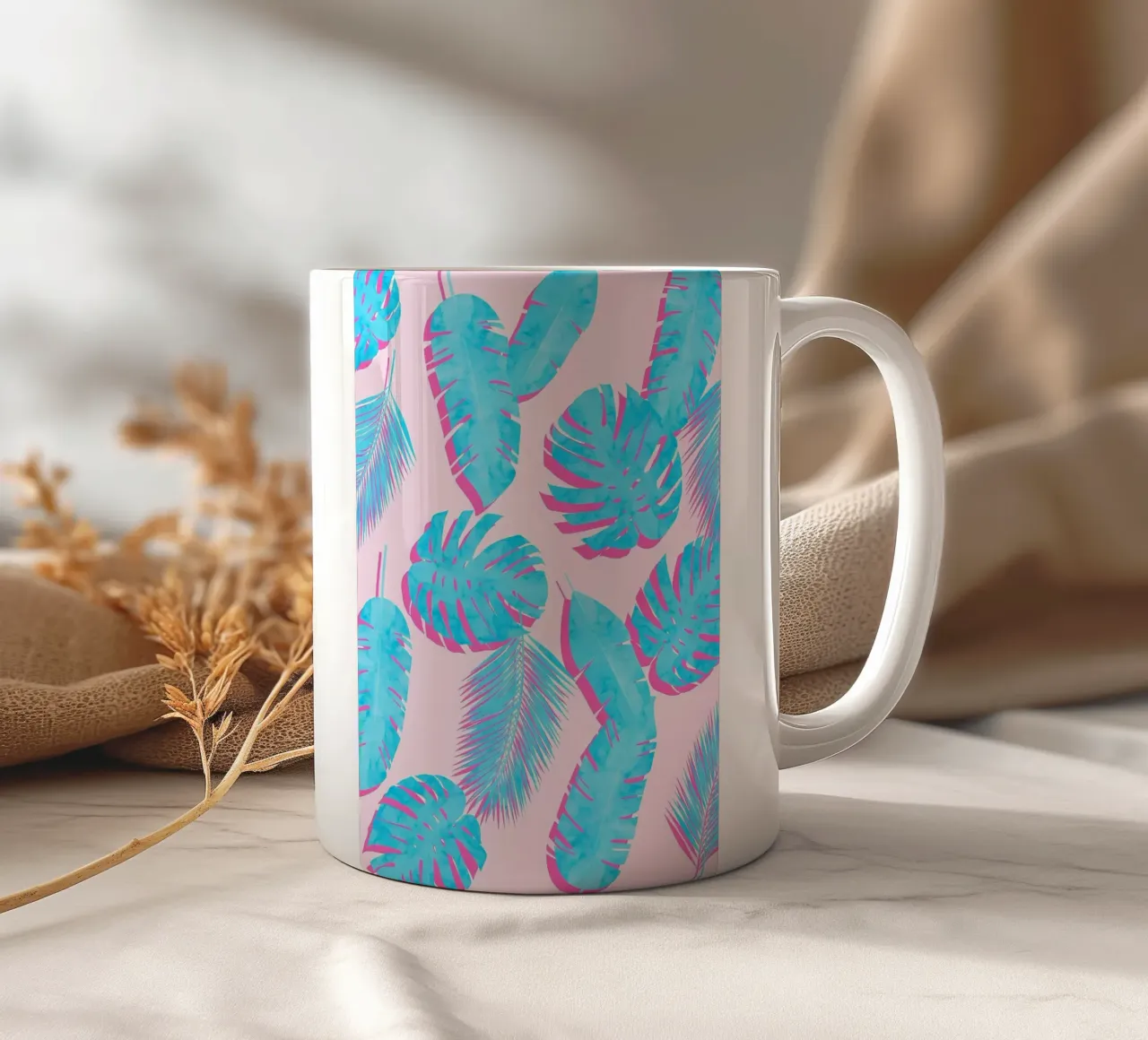 Composizione floreale V tazza in ceramica da Ginnery