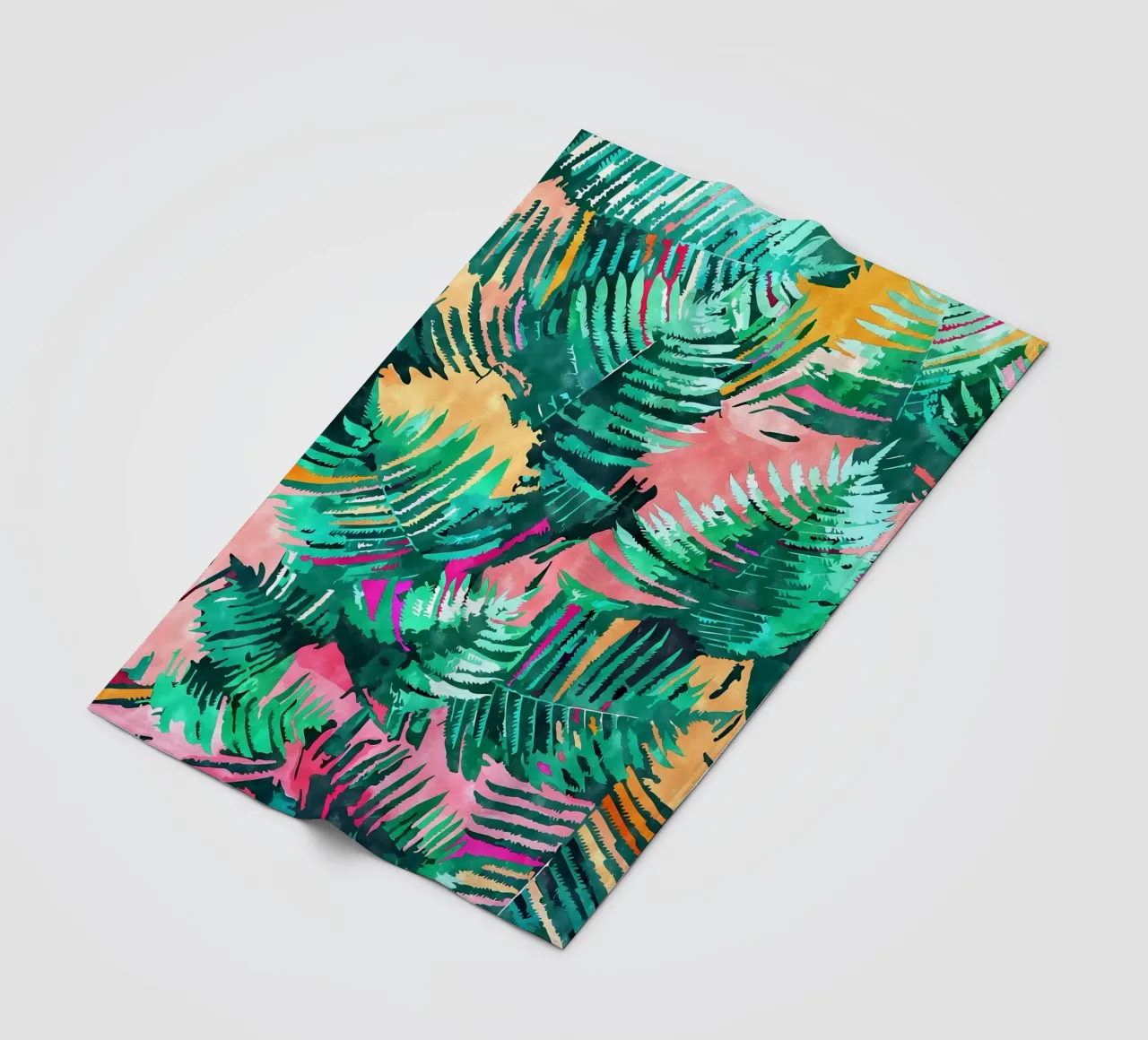 I am All About Palm Trees fleece blanket by Ginnery