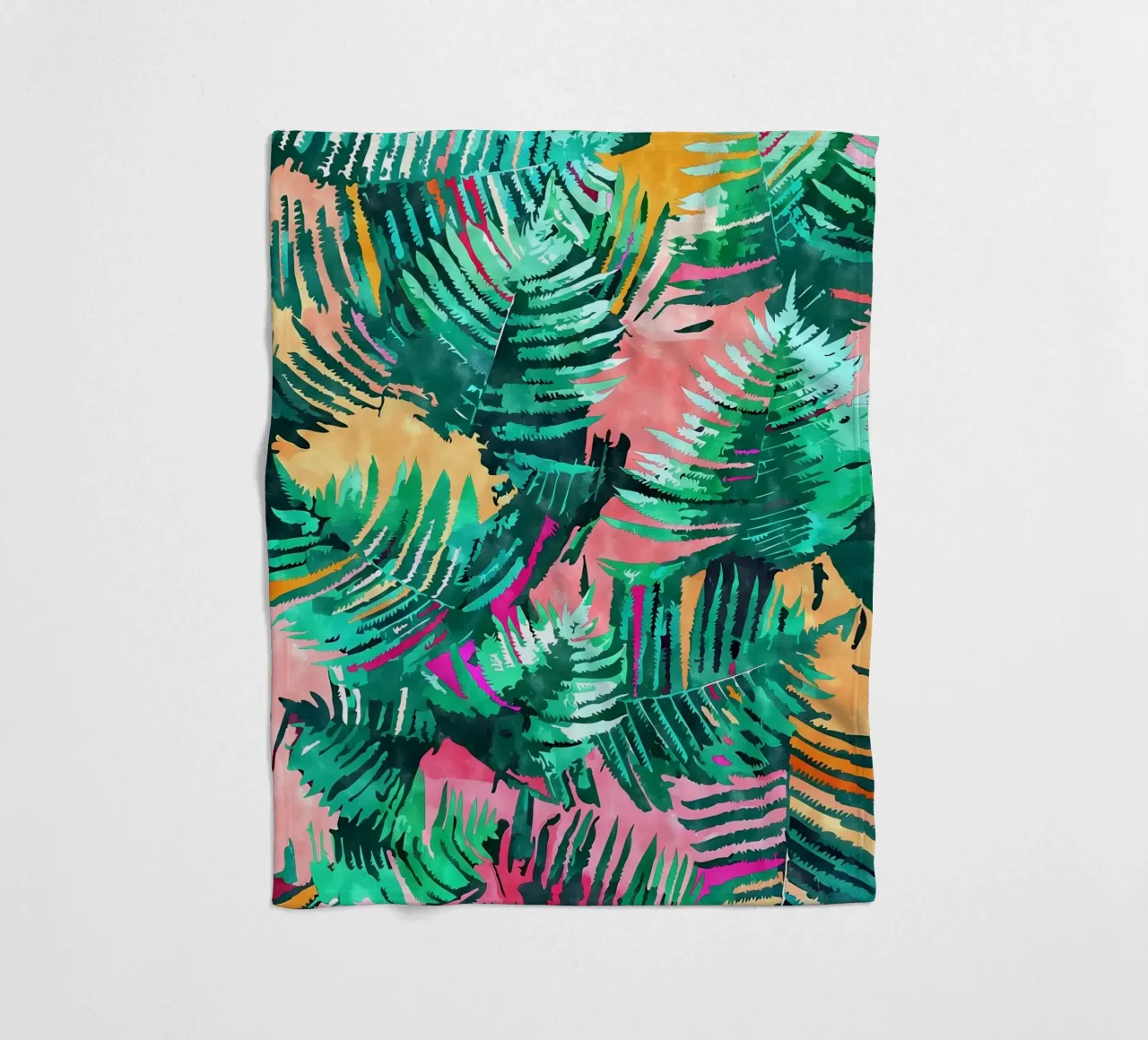 I am All About Palm Trees fleece blanket by Ginnery