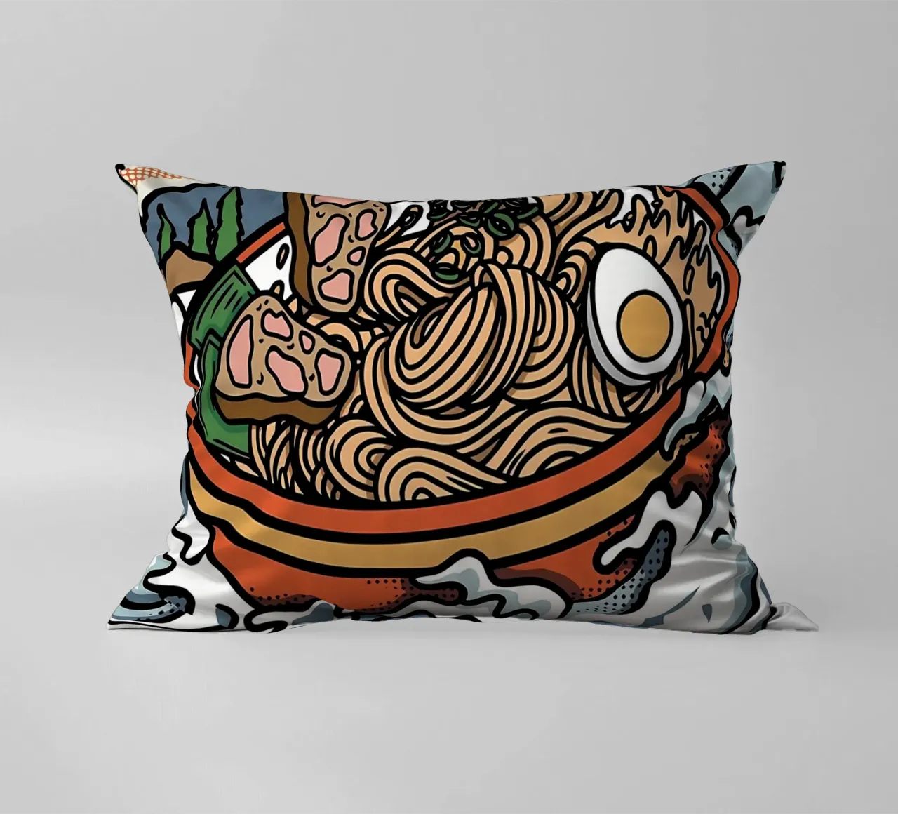 Grande onda di ramen cuscino da Mikesell