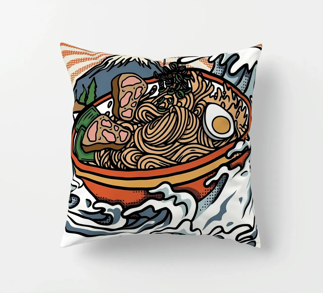 Grande onda di ramen cuscino da Mikesell