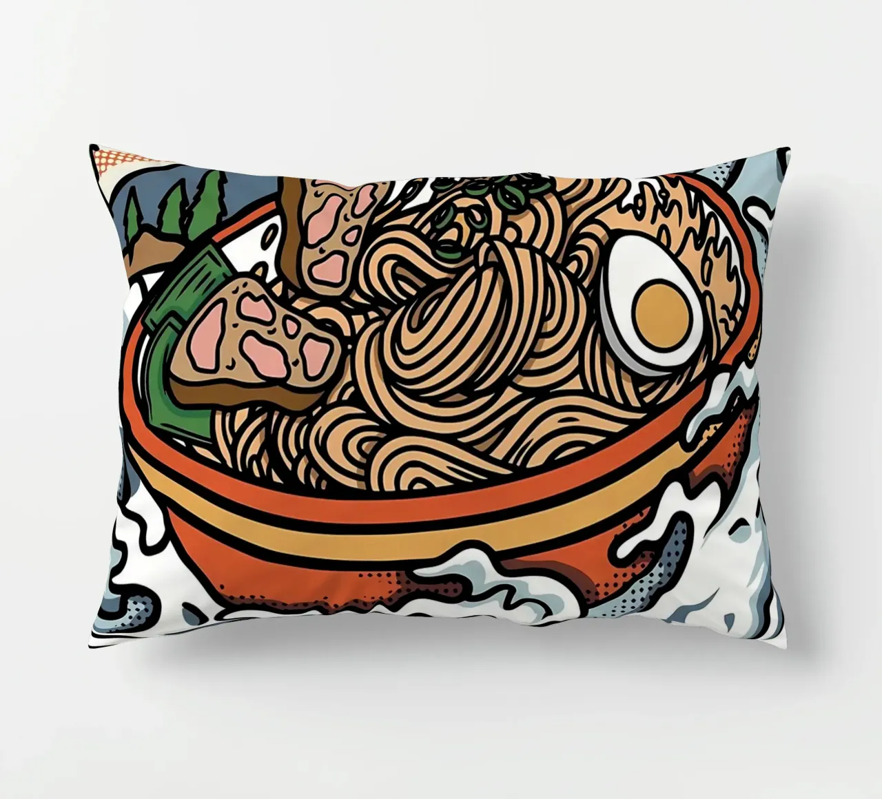 Grande onda di ramen cuscino da Mikesell