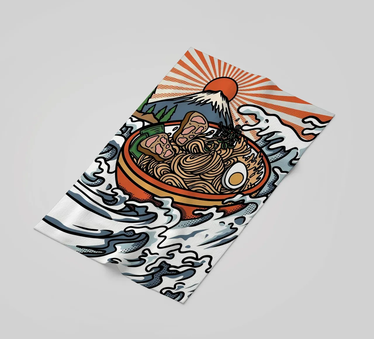 Grande onda di ramen telo mare da Mikesell