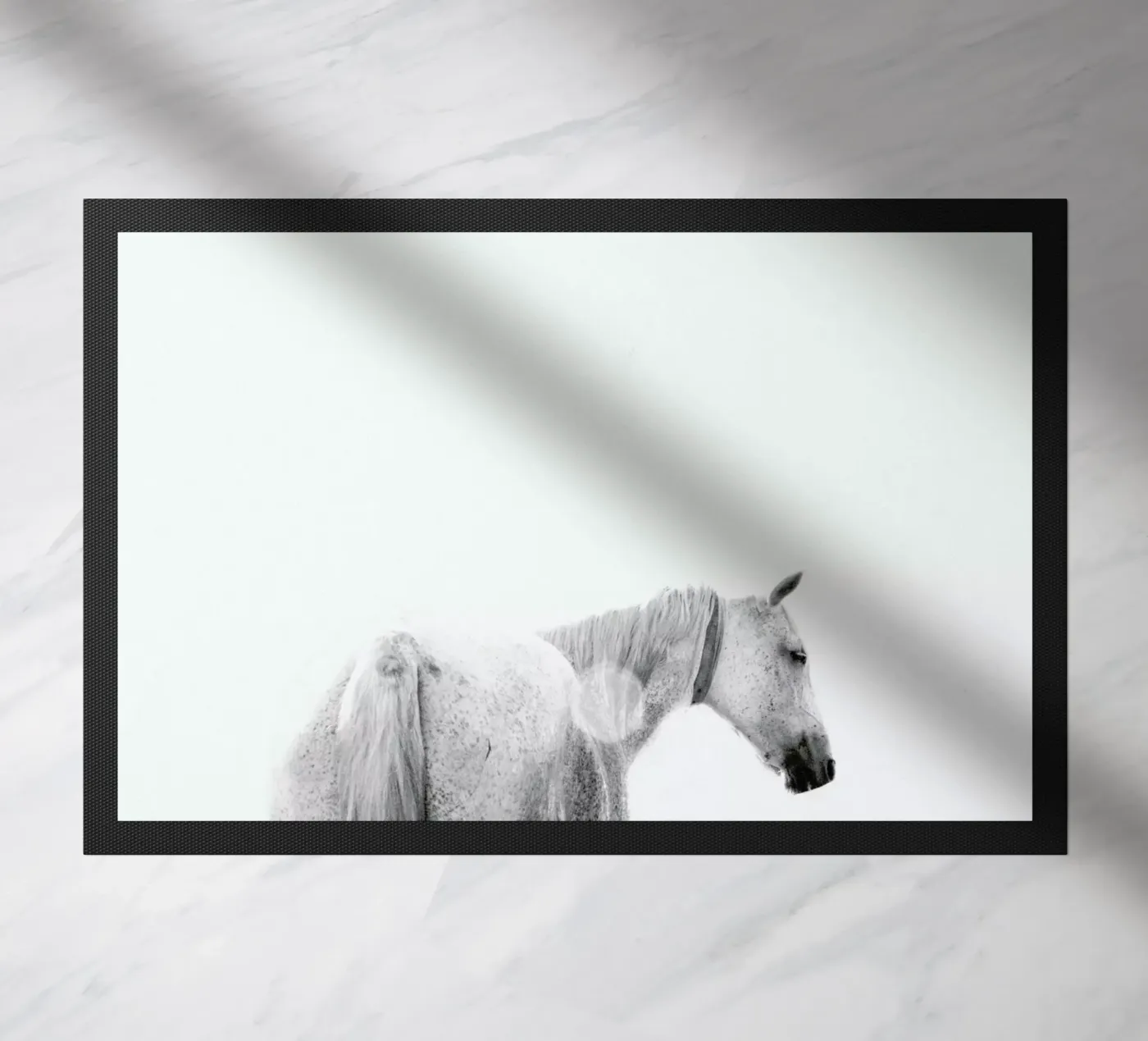 Horses Back doormat by Victoria Frost