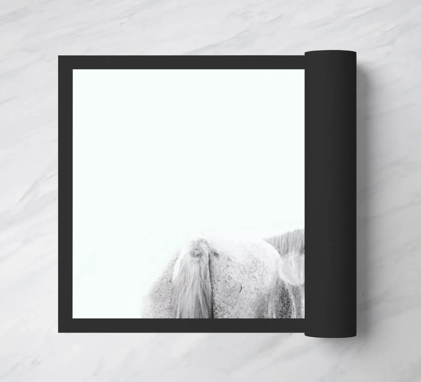 Horses Back doormat by Victoria Frost