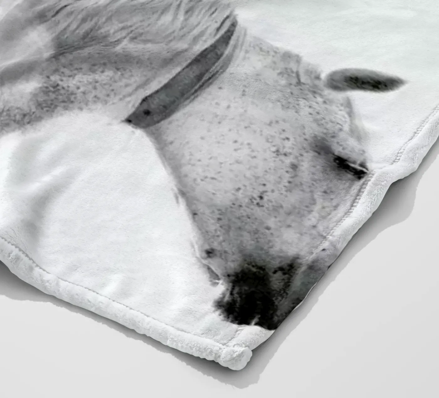 Horses Back coperta in pile da Victoria Frost