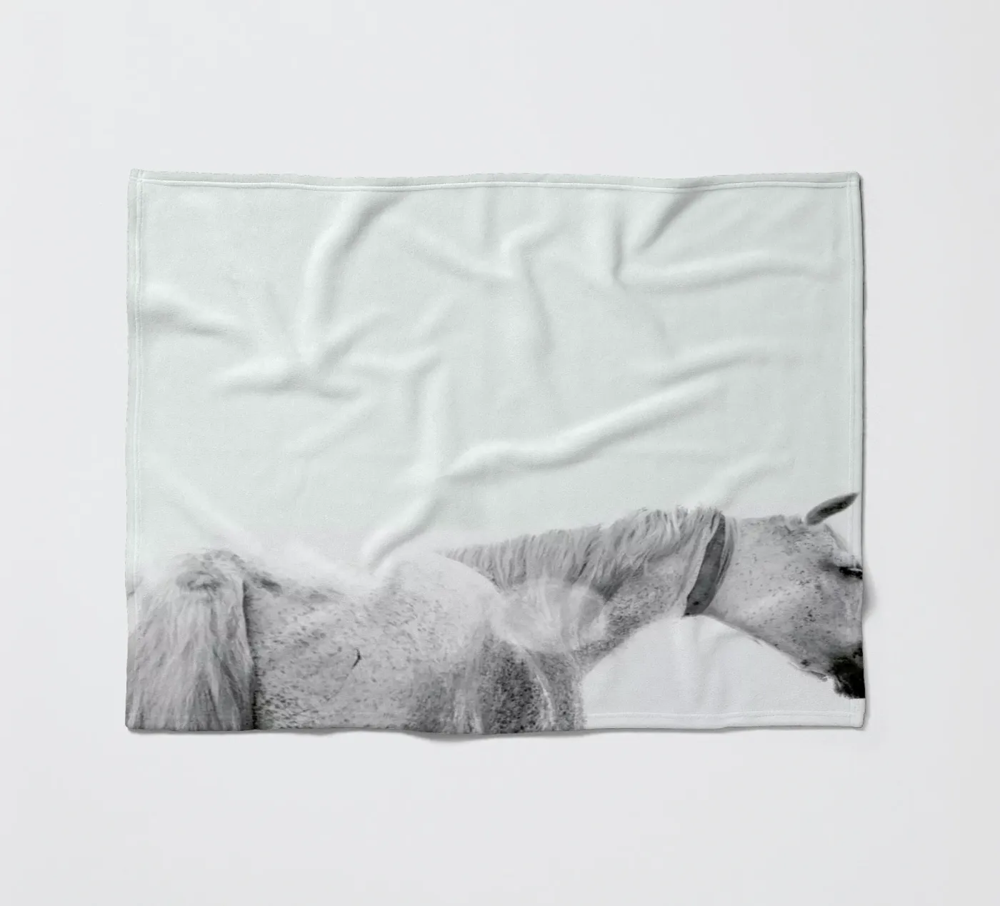 Horses Back coperta in pile da Victoria Frost