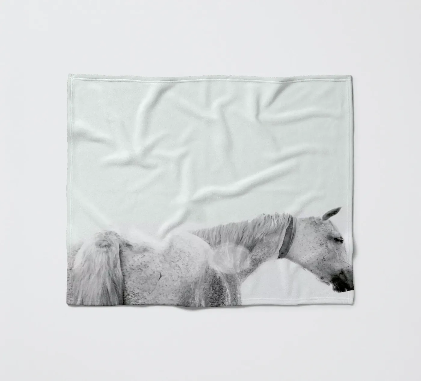 Horses Back fleecedeken van Victoria Frost