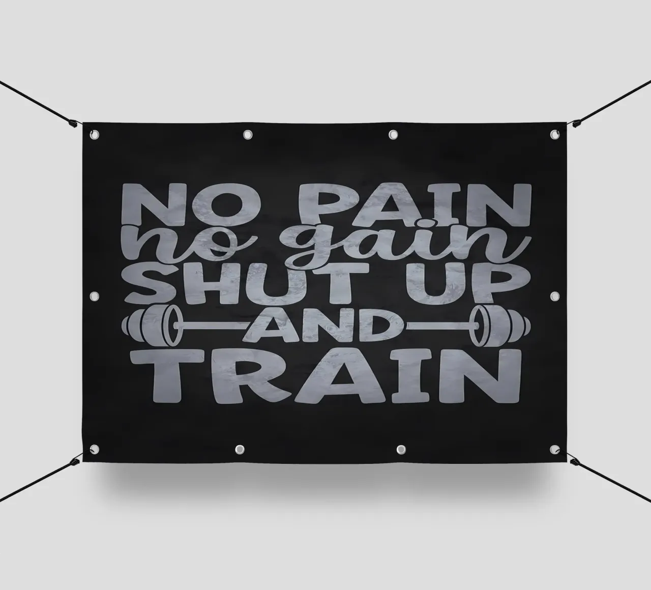 Nessun dolore nessun guadagno telo in pvc da Delaplane