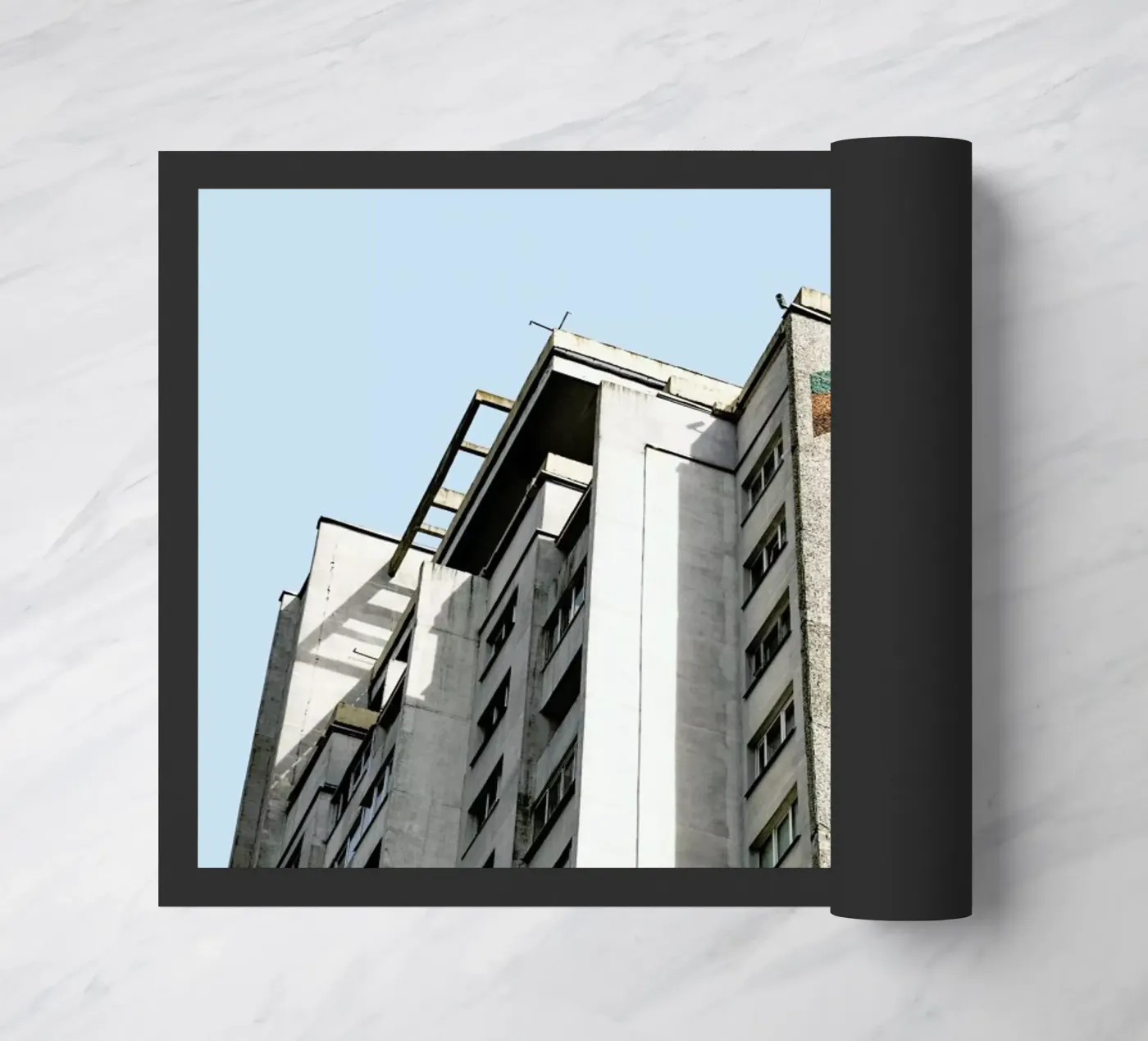 CCCP Cosmonaut 2 Fußmatte von Marc Schulthess