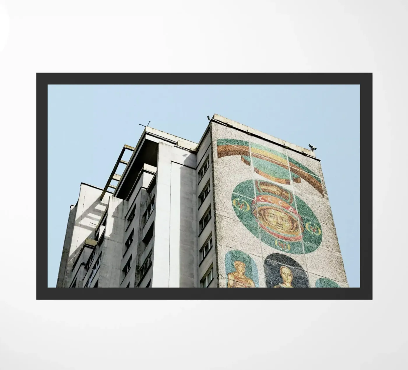 CCCP Cosmonaut 2 Fußmatte von Marc Schulthess