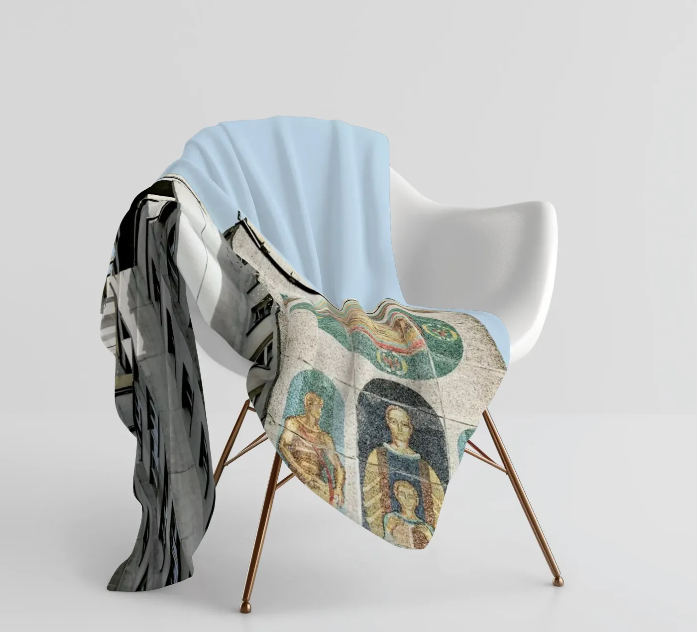 CCCP Cosmonaut 2 fleece blanket by Marc Schulthess