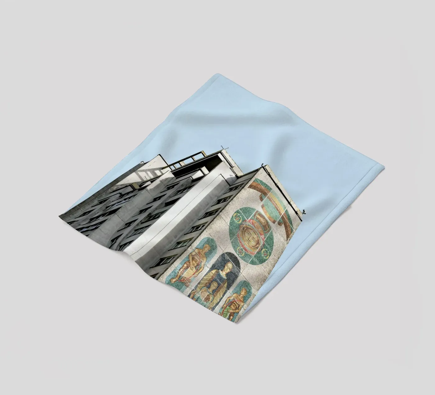 CCCP Cosmonaut 2 fleece blanket by Marc Schulthess