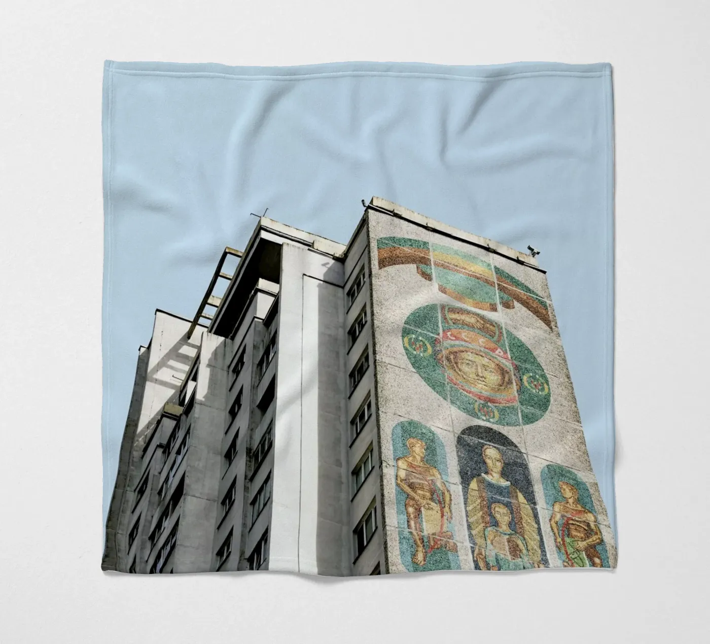 CCCP Cosmonaut 2 fleece blanket by Marc Schulthess