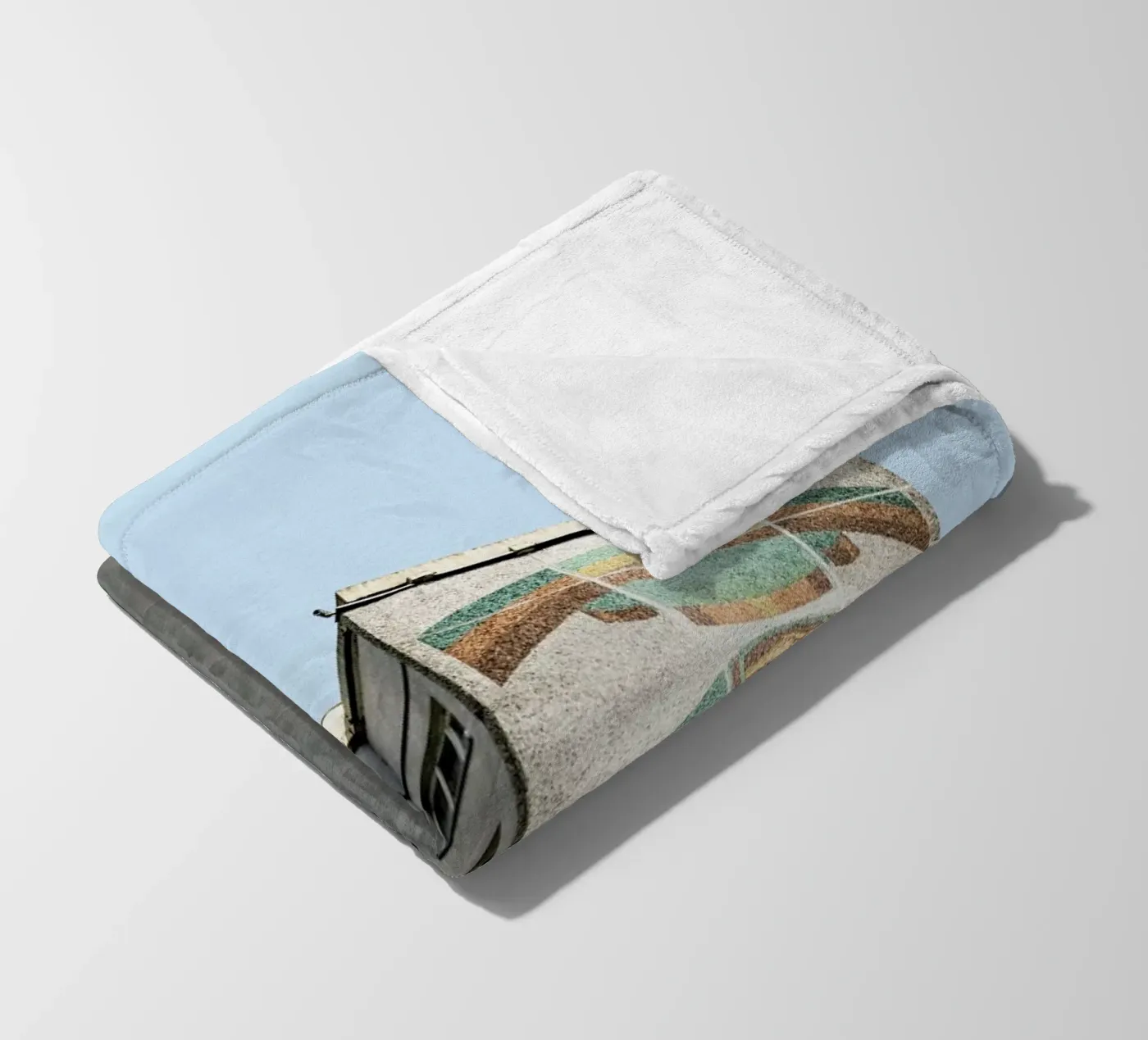 CCCP Cosmonaut 2 fleece blanket by Marc Schulthess