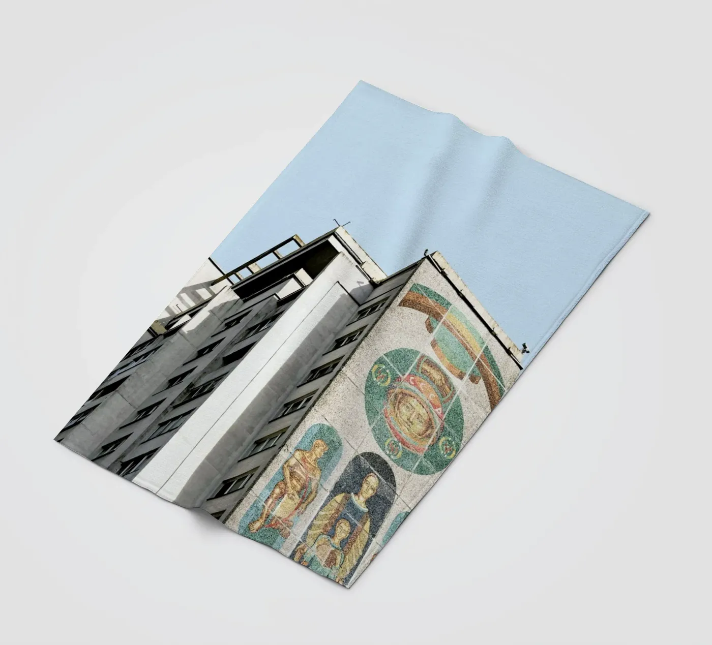 CCCP Cosmonaut 2 fleece blanket by Marc Schulthess