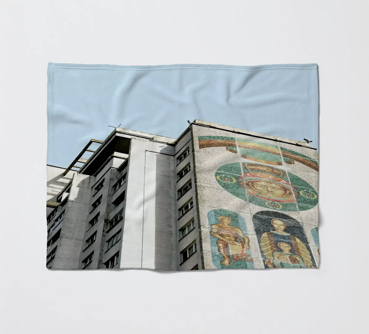CCCP Cosmonaut 2 fleece blanket by Marc Schulthess