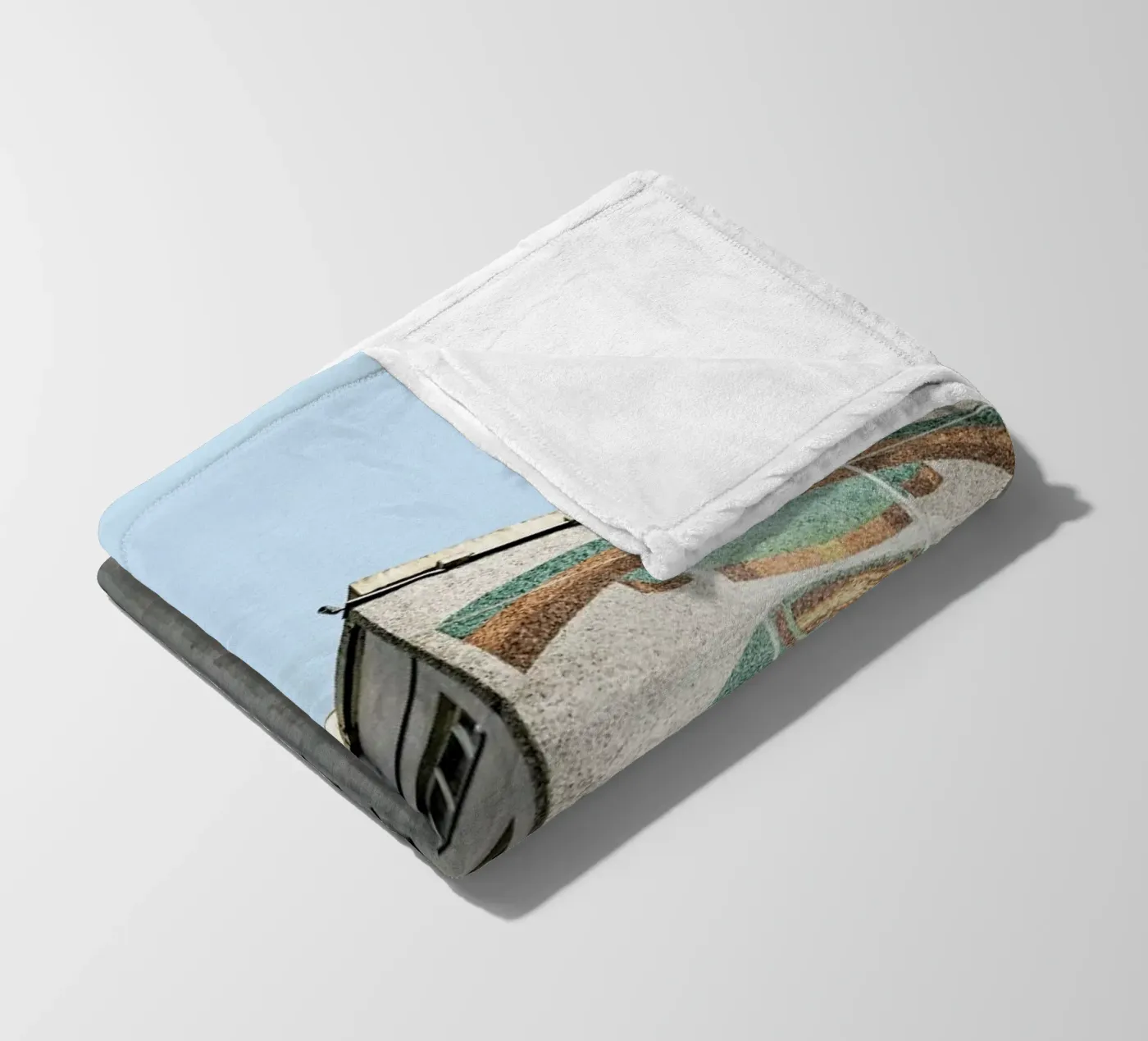 CCCP Cosmonaut 2 fleece blanket by Marc Schulthess