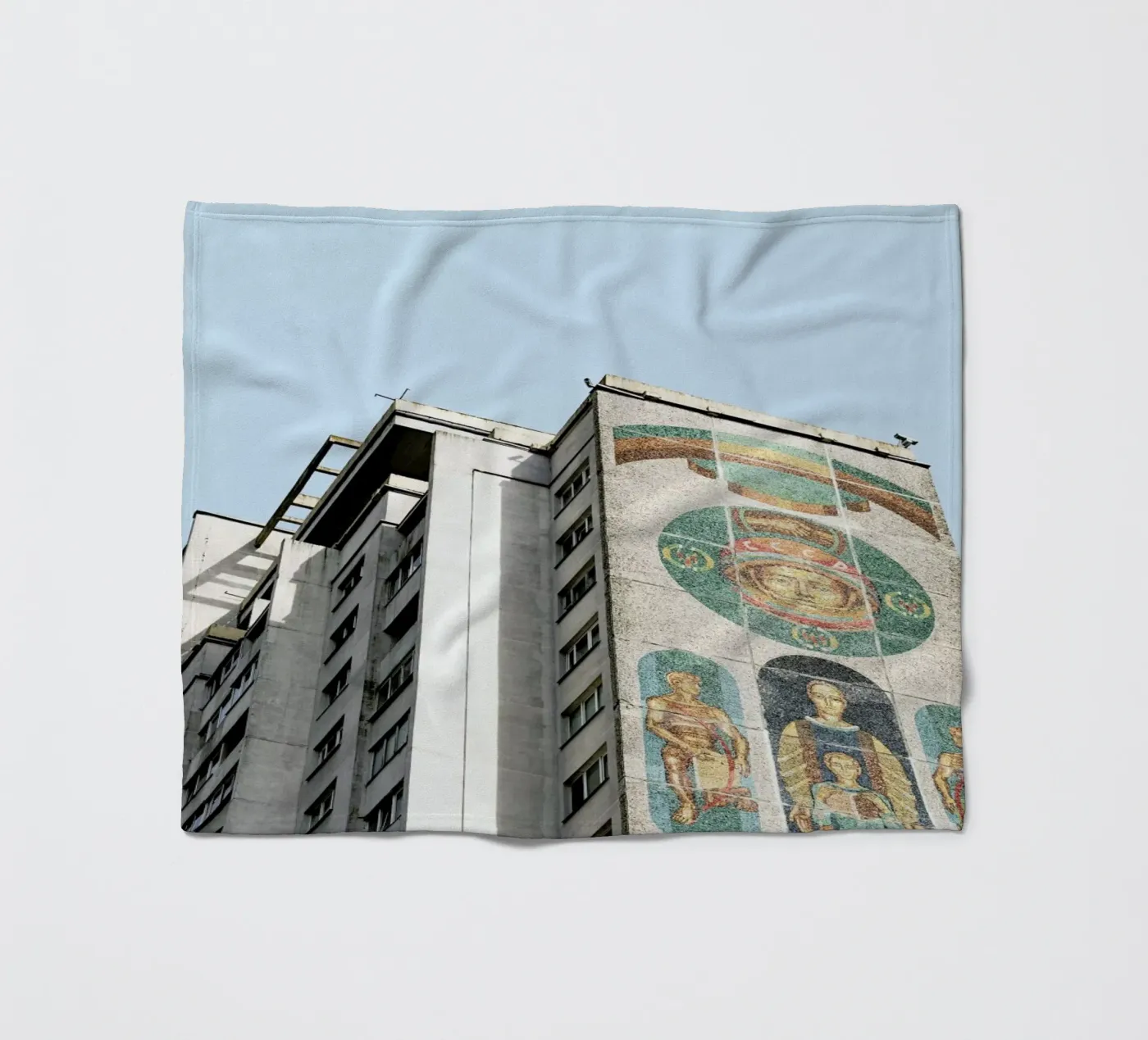 CCCP Cosmonaut 2 fleece blanket by Marc Schulthess