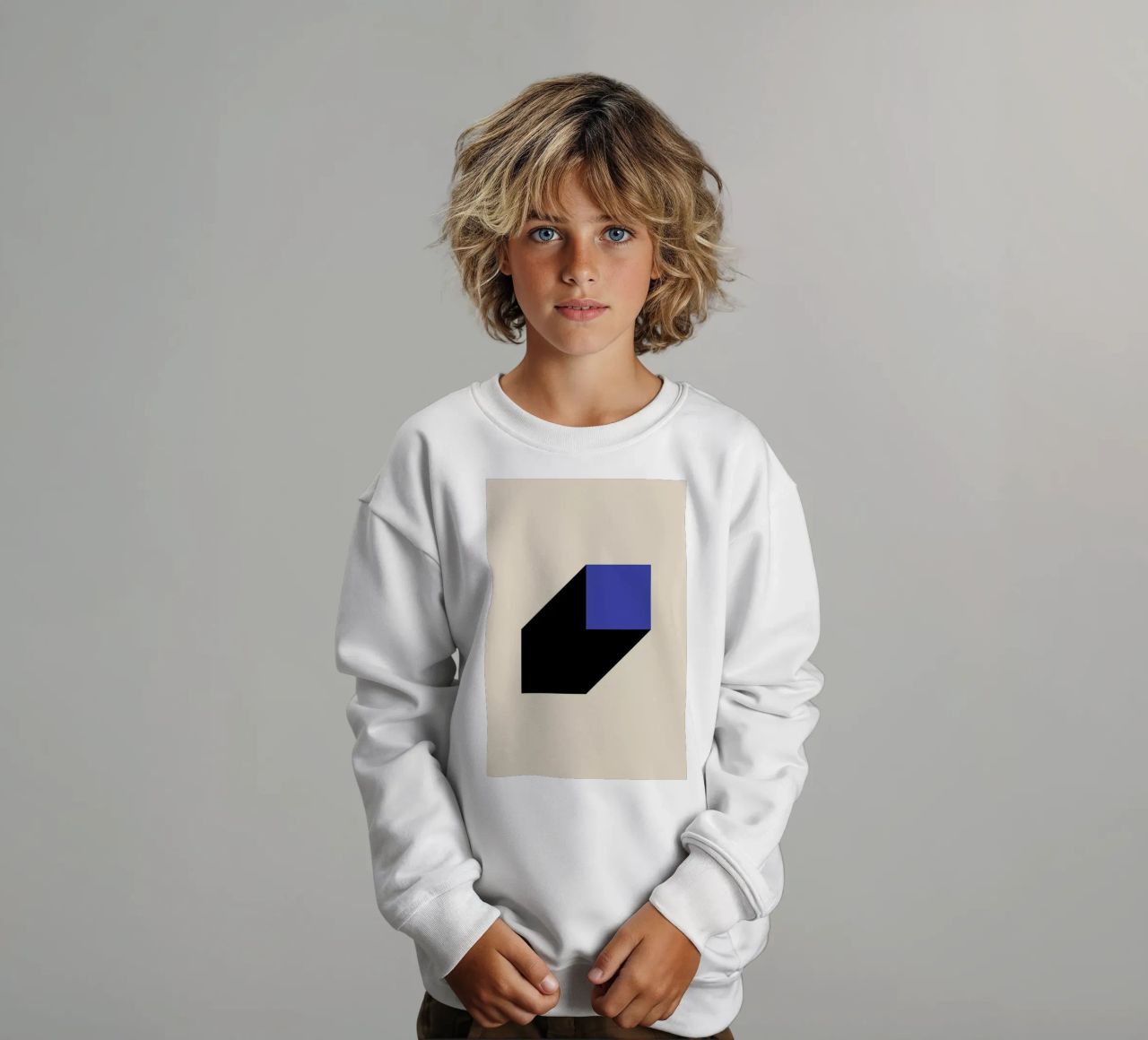 Geometric Projection felpa bambino da Studio One
