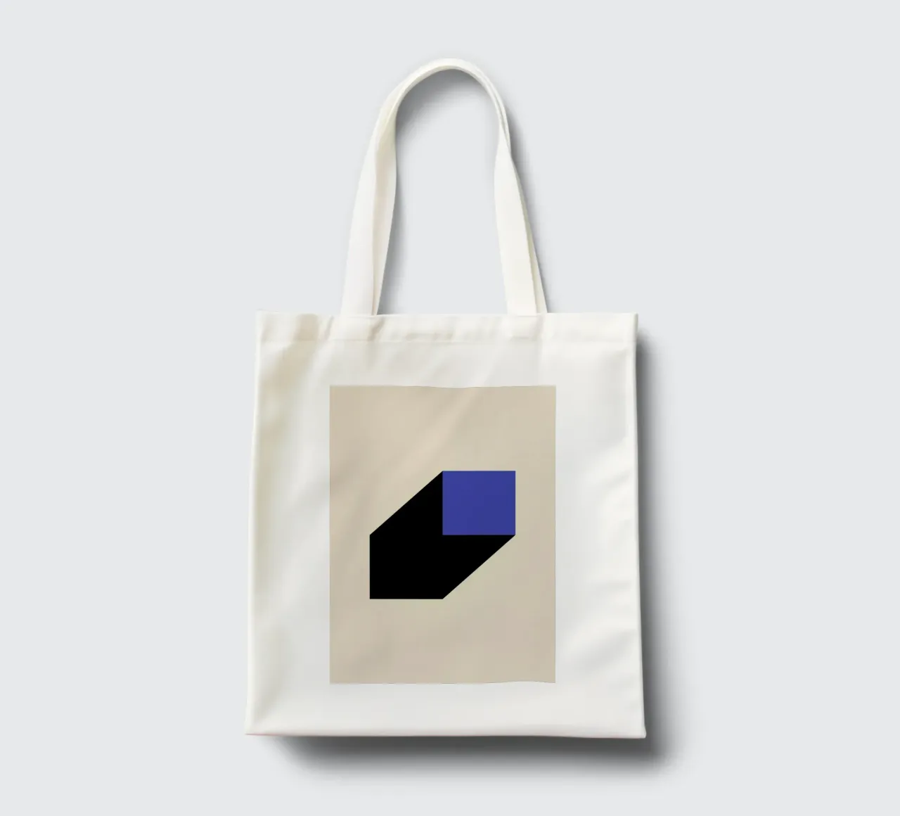 Geometric Projection borsa in juta da Studio One