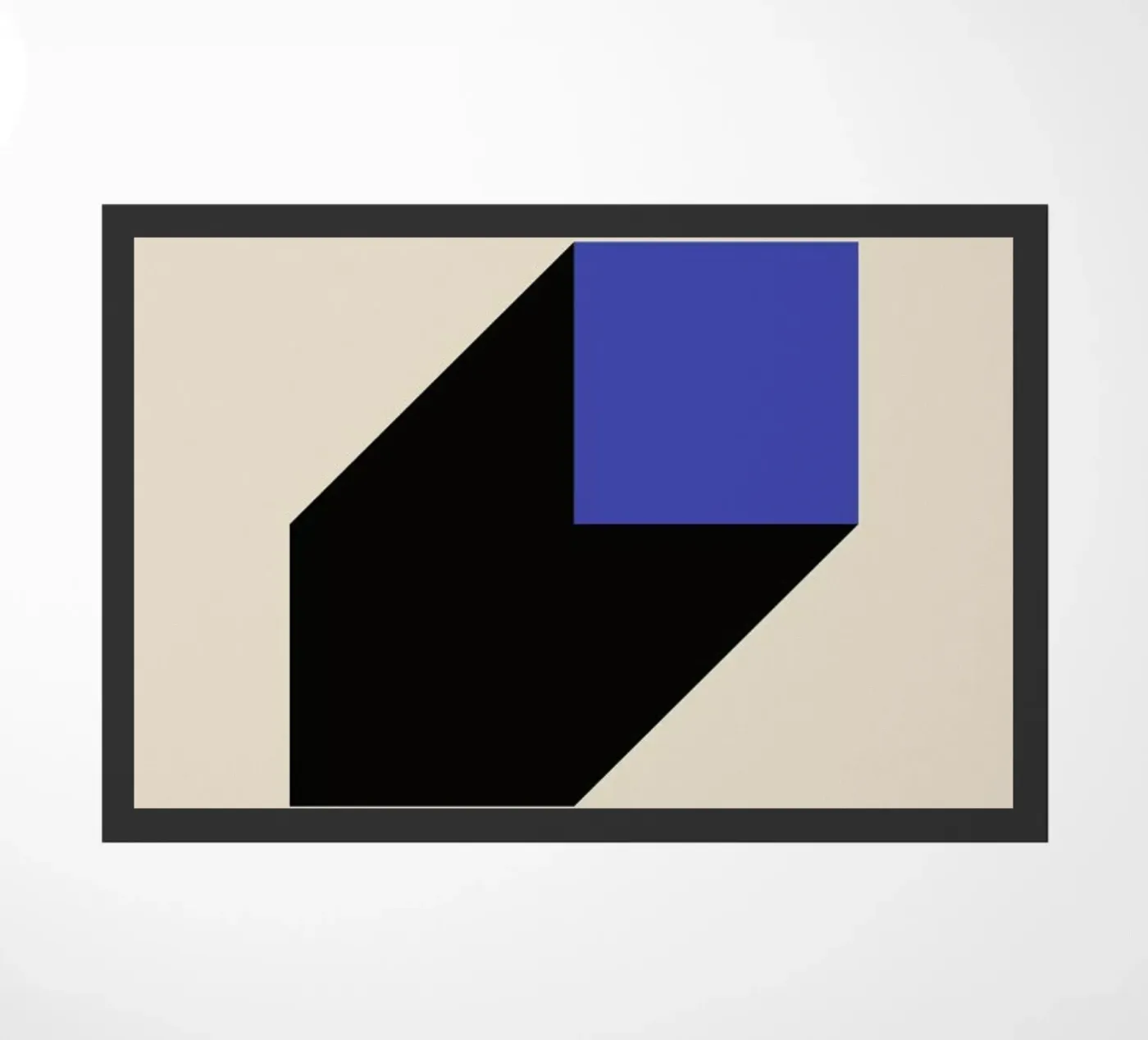 Geometric Projection doormat by Studio One