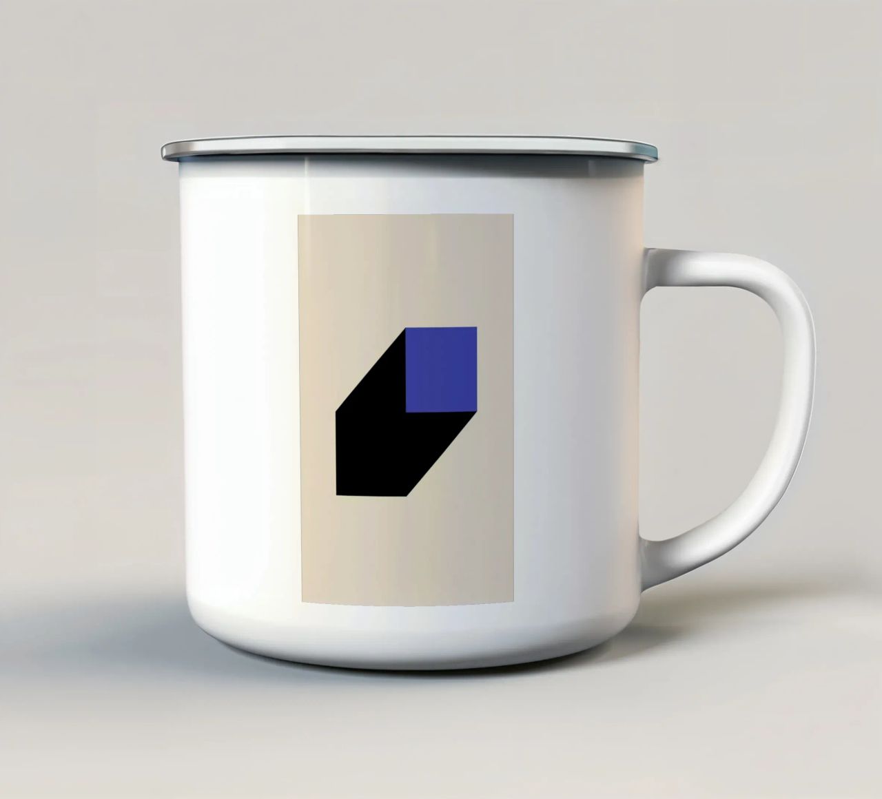 Geometric Projection tazza in smalto da Studio One